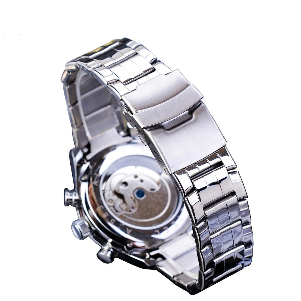Flywheel multifunctional automatic mechanical watch male