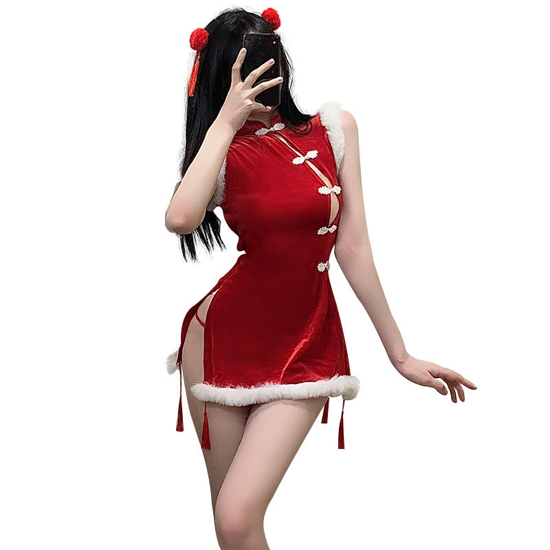 Lingerie Pure Desire Christmas Together Cheongsam