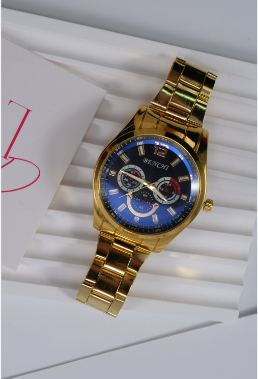 Men's Steel Belt Quartz Sports Watch