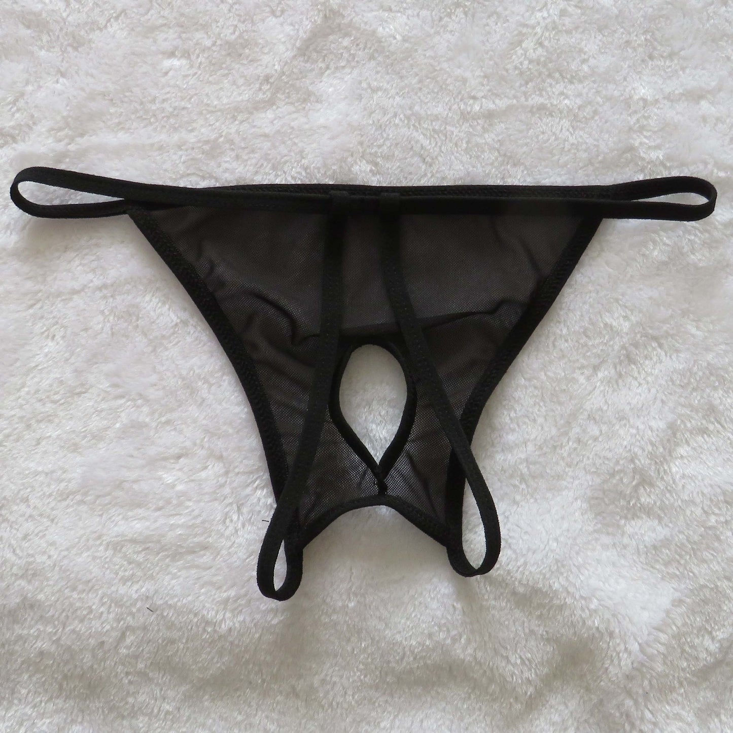 Men's Lingerie Open Crotch T-back