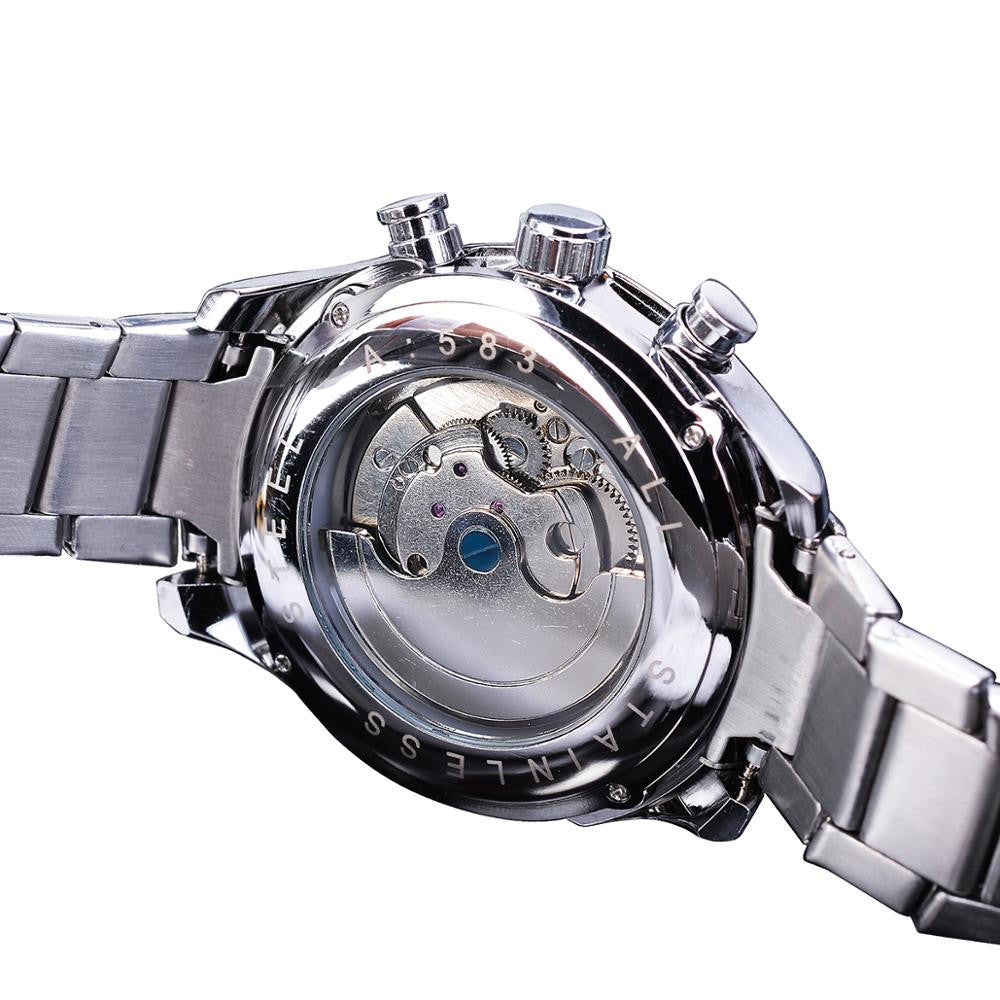Flywheel multifunctional automatic mechanical watch male