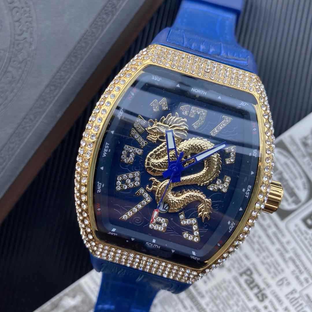 Personalized Dial High-Quality Leather Business Men's Watch