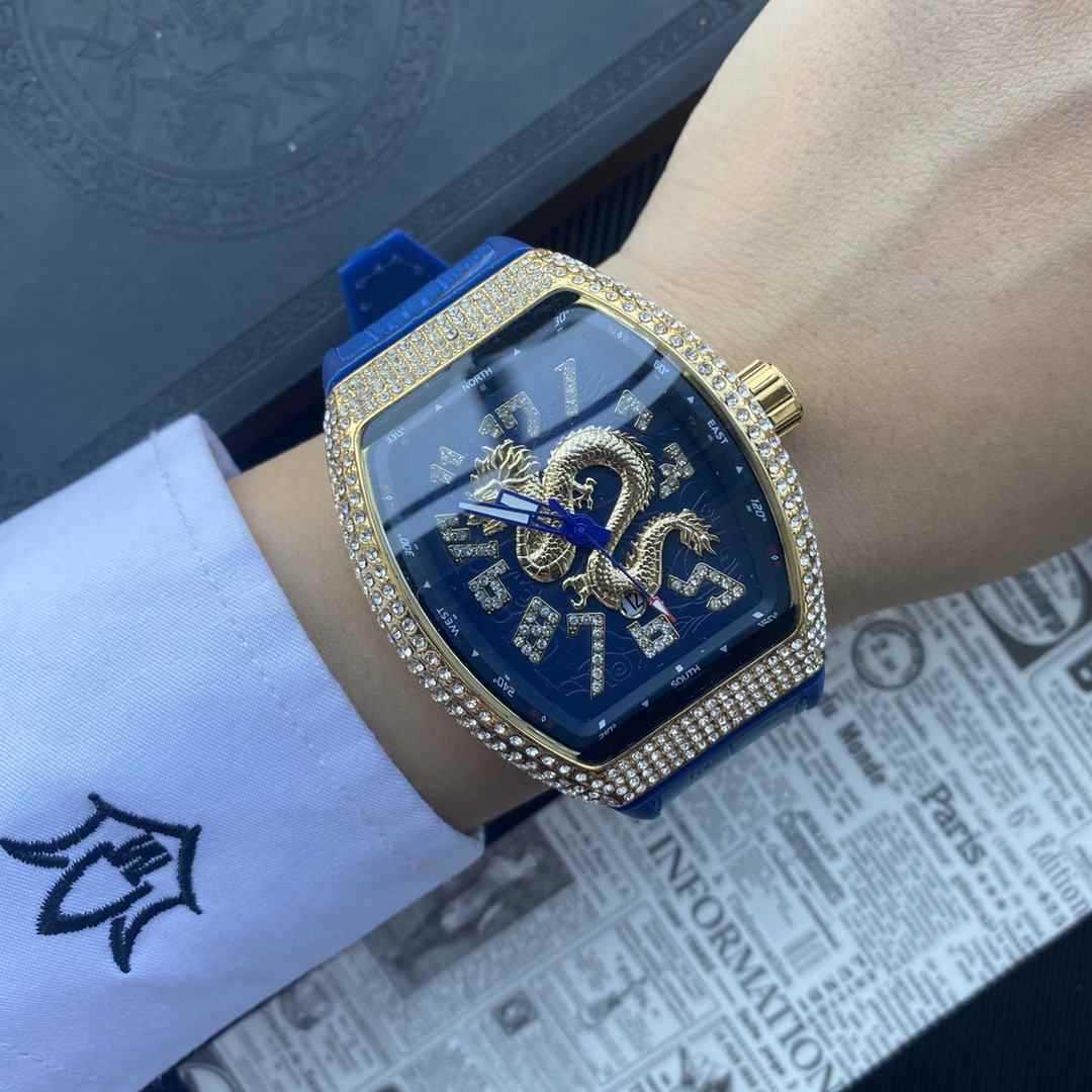 Personalized Dial High-Quality Leather Business Men's Watch