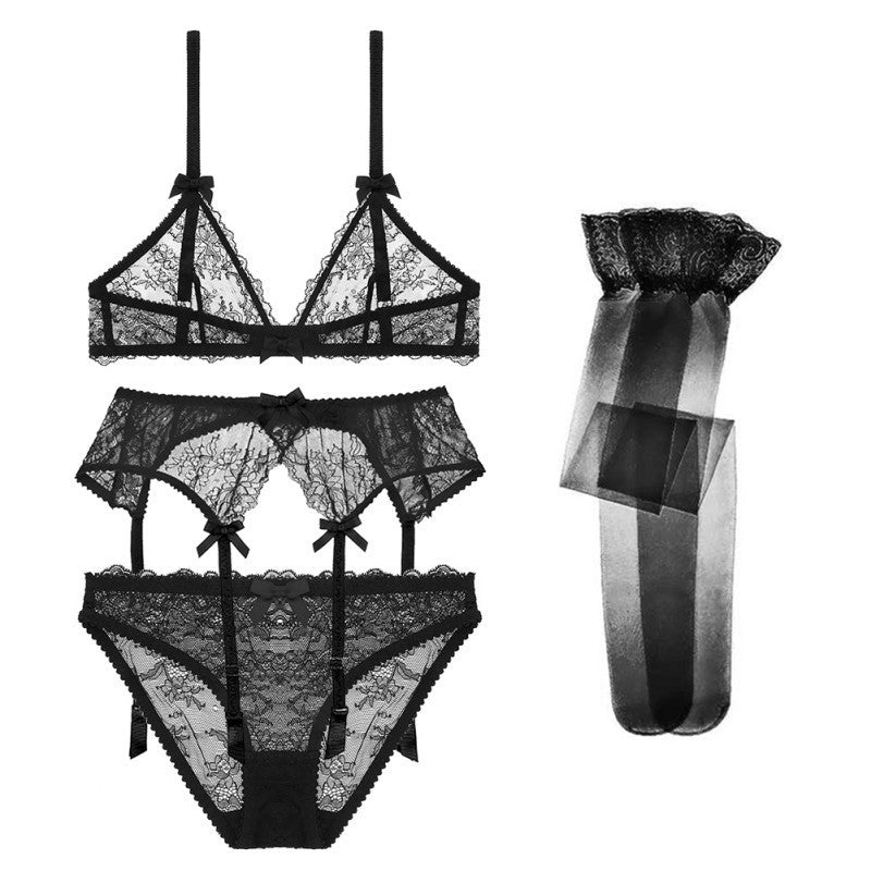 Ladies French Triangle Cup Lingerie Set