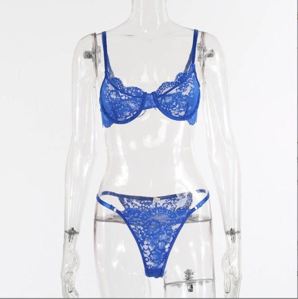 Damen Dessous-Set mit Bügeln und Spitze, modisch