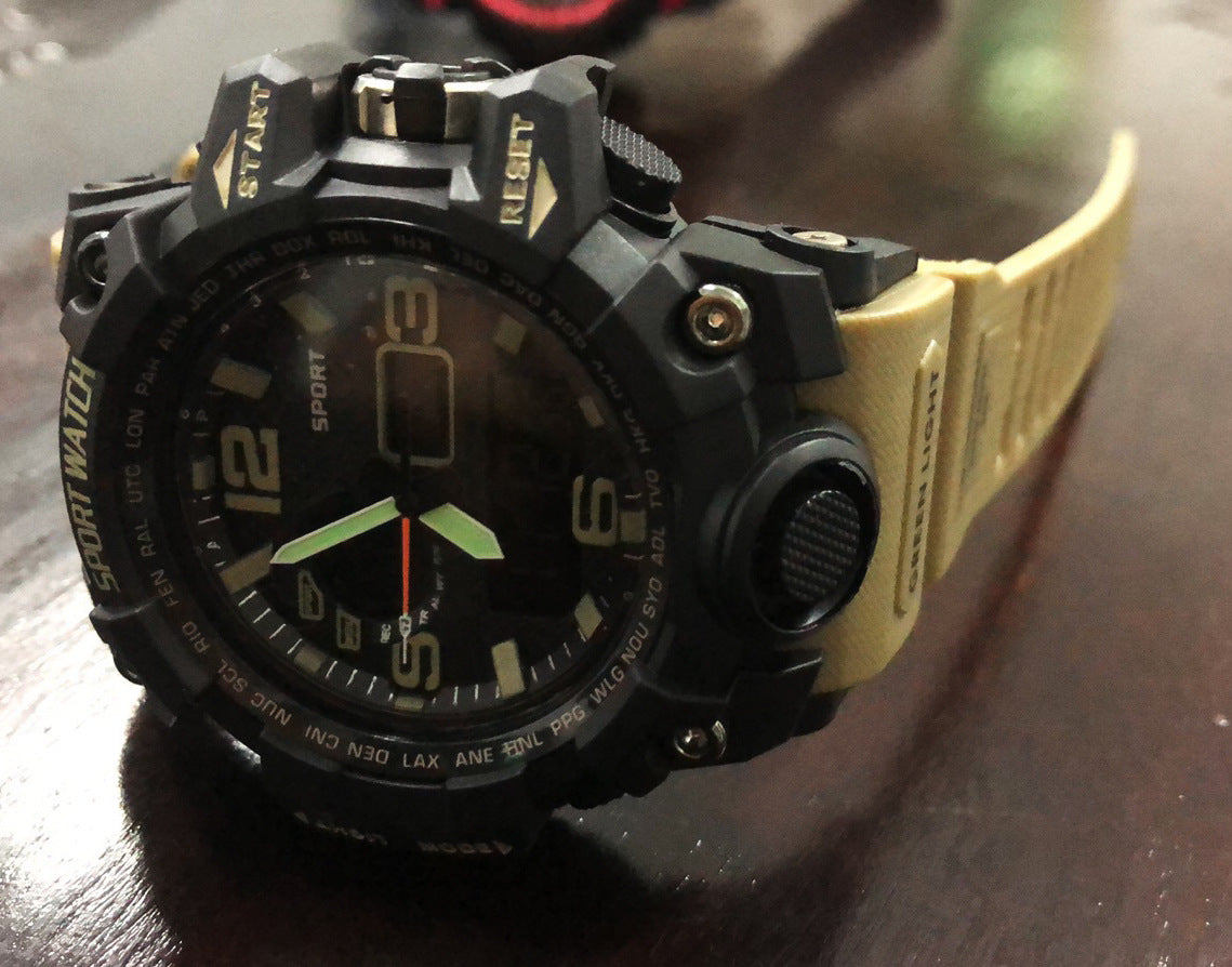 Dual display multi-function electronic watch