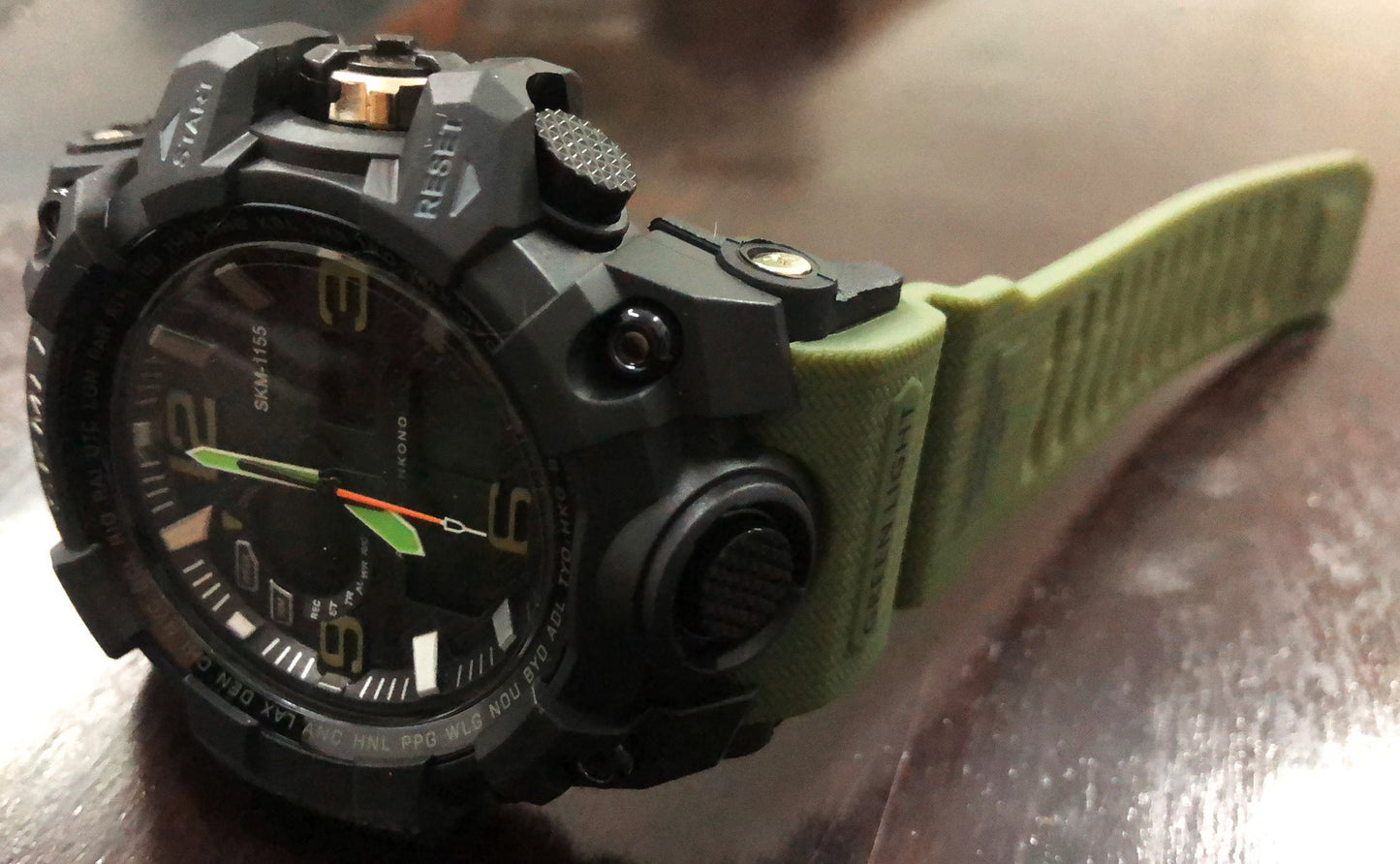 Dual display multi-function electronic watch