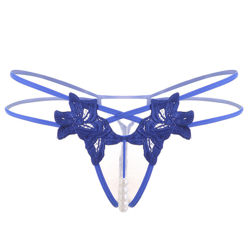 Erotic Lingerie Sexy Embroidered Women's Thong