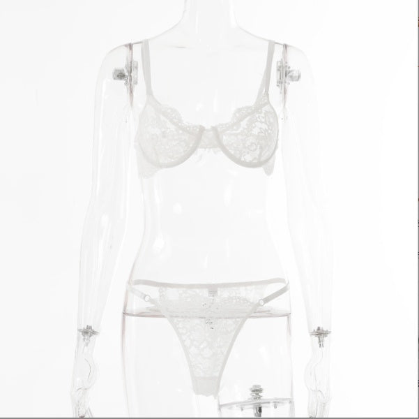 Damen Dessous-Set mit Bügeln und Spitze, modisch