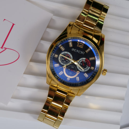 Men's Steel Belt Quartz Sports Watch