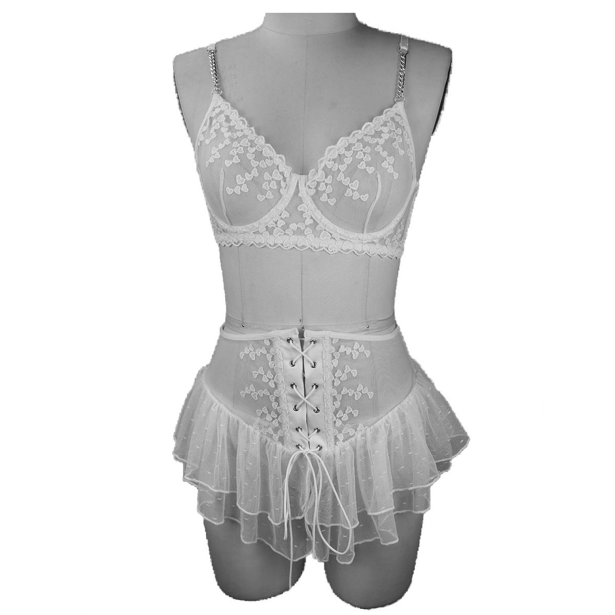 Lace Lingerie Suit Transparent Temptation Uniform